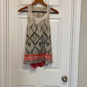 Beautiful print tank top